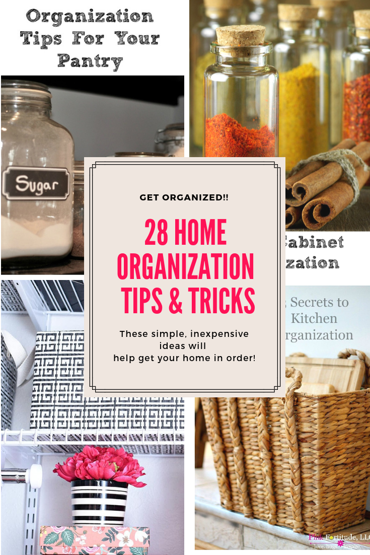 28 Home Organization Tips & Tricks Our Crafty Mom