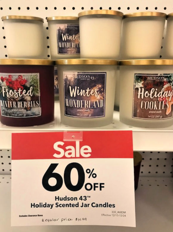 after christmas sale candles