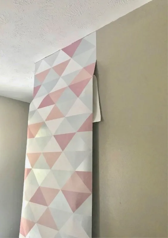 How To DIY A Feature Wall With Peel And Stick Wallpaper