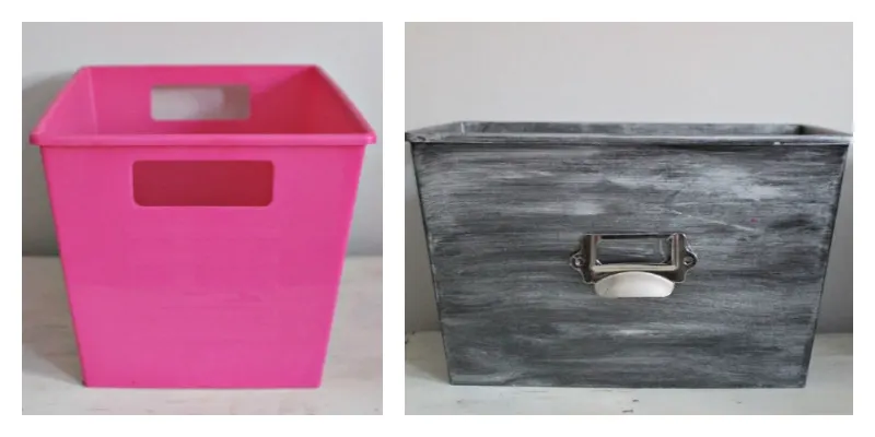 Before & After Bins Our Crafty Mom
