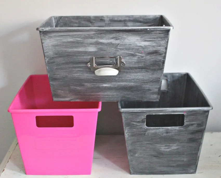 Before and After Dollar Store Bins Our Crafty Mom