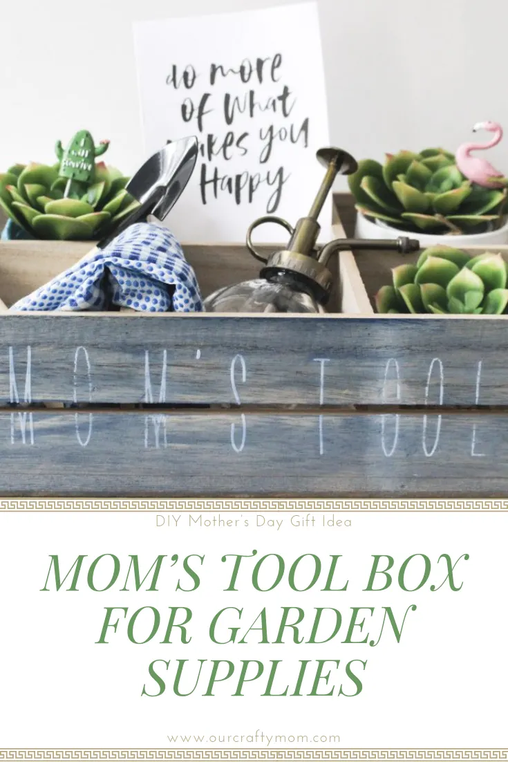 DIY Mom's Tool Box Gift Idea And Win A Cricut For You & Mom!