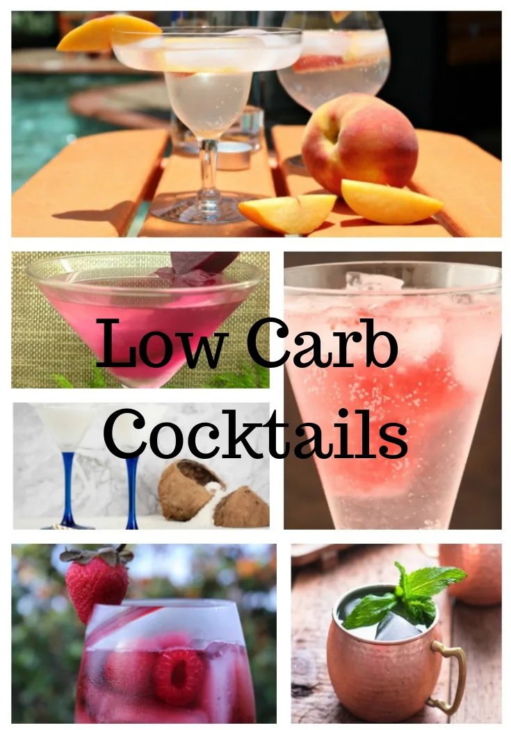 Low Carb Cocktails Vodka or Rum Based #ourcraftymom #lowcarb #lowcarbcocktails