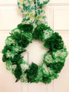 St. Patrick's Day Wreath - Our Crafty Mom