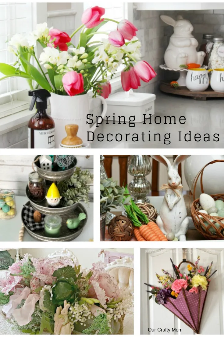 12 Gorgeous Spring Home Decorating Ideas To Inspire You! #ourcraftymom