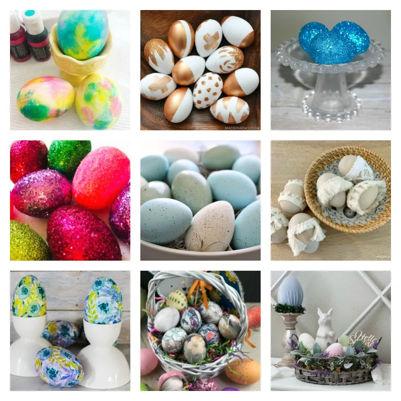 Easter Egg Decorating Ideas Our Crafty Mom