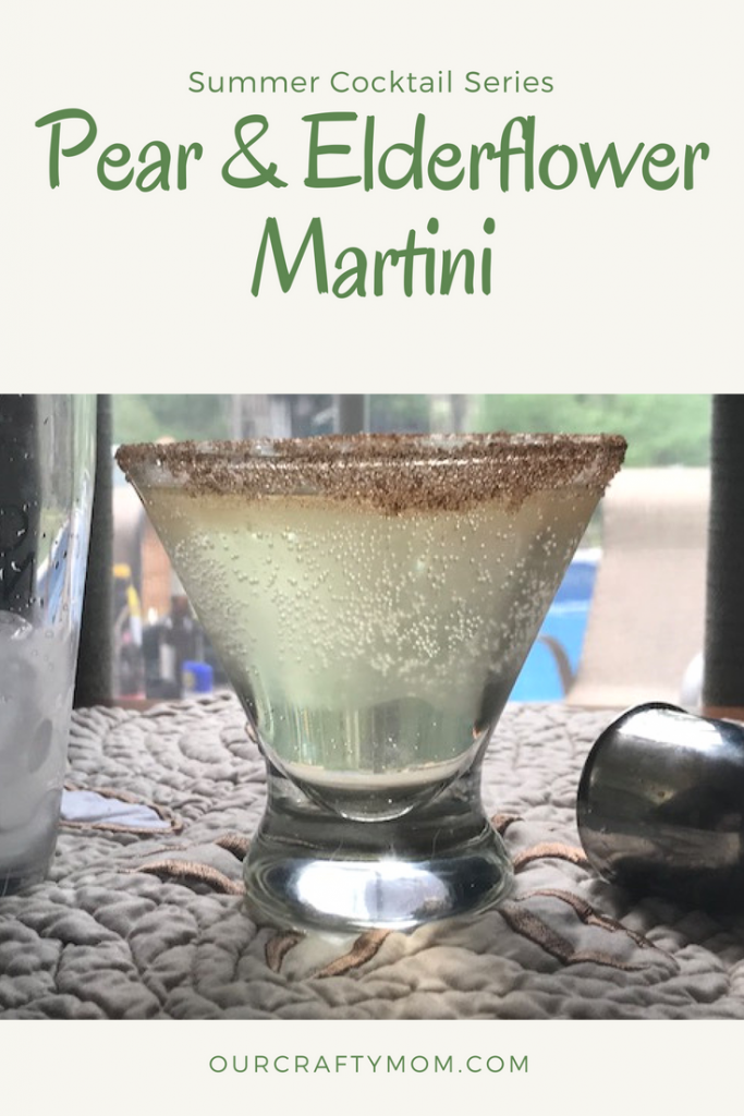 Pear and Elderflower Martini