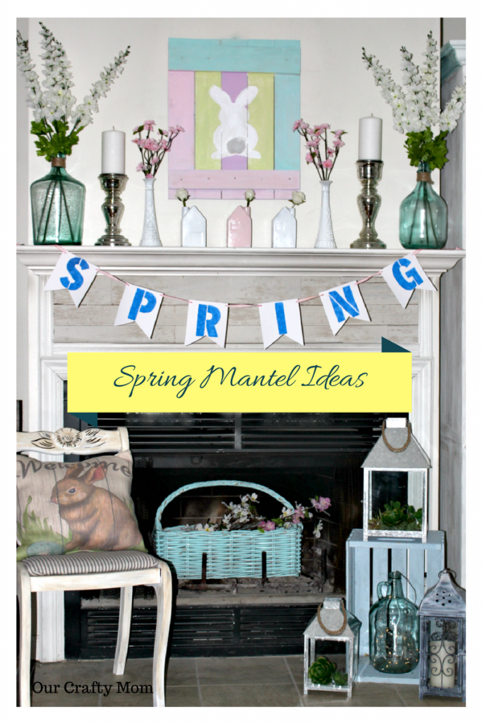 Easy Ideas For A Bright And Fun Spring Mantel