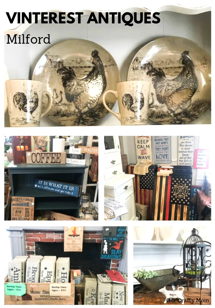 Antiquing In New Hampshire - Spotlight On Vinterest Antiques #ourcraftymom #visitnewhampshire