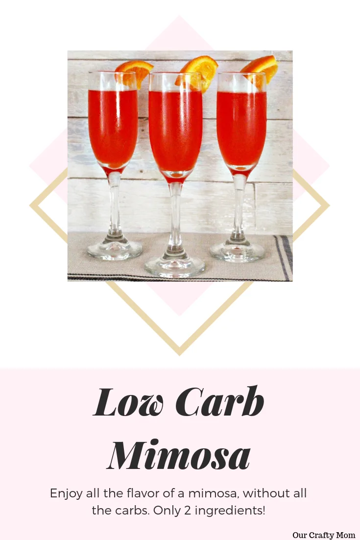 Low Carb Mimosa Pinterest Image