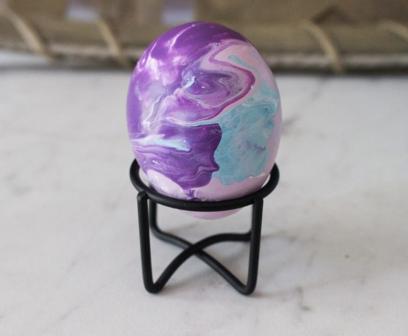 pink purple blue egg