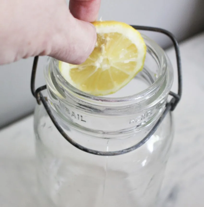 lemon in jar