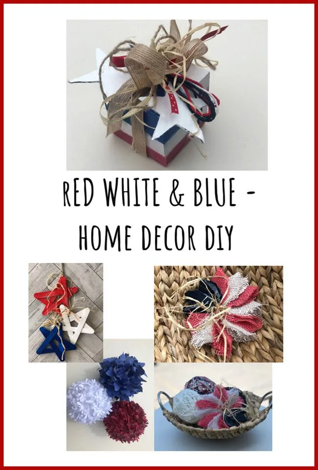 fourth of july dollar store decor