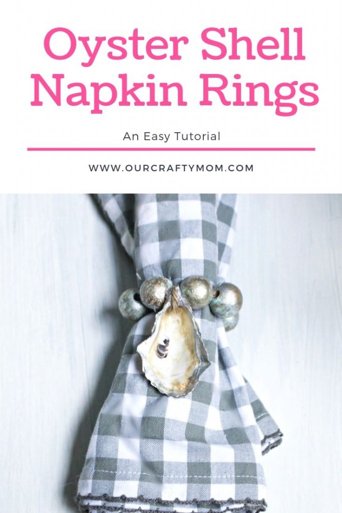 oyster shell napkin rings