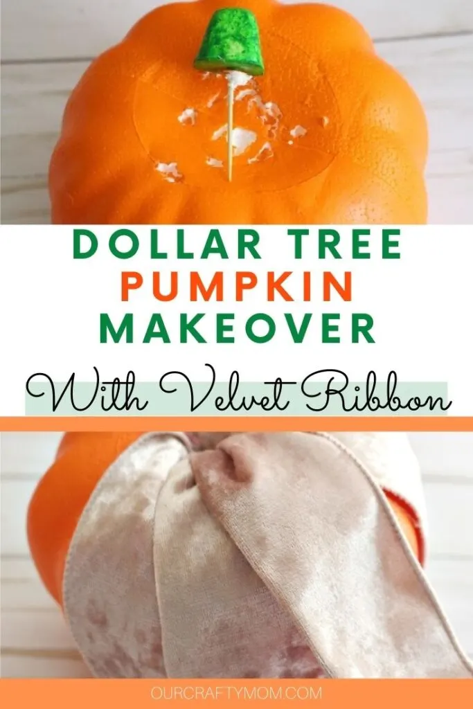 dollar tree pumpkin makeover
