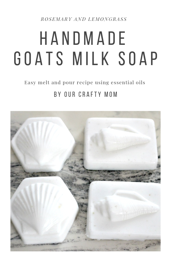rosemary and lemongrass goats milk soap