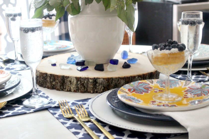 simple summer tablescape