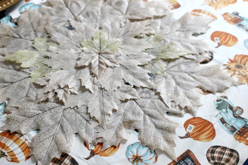 fall leaf placemat