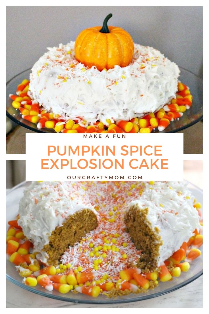 make a fun pumpkin spice explosion bundt cake