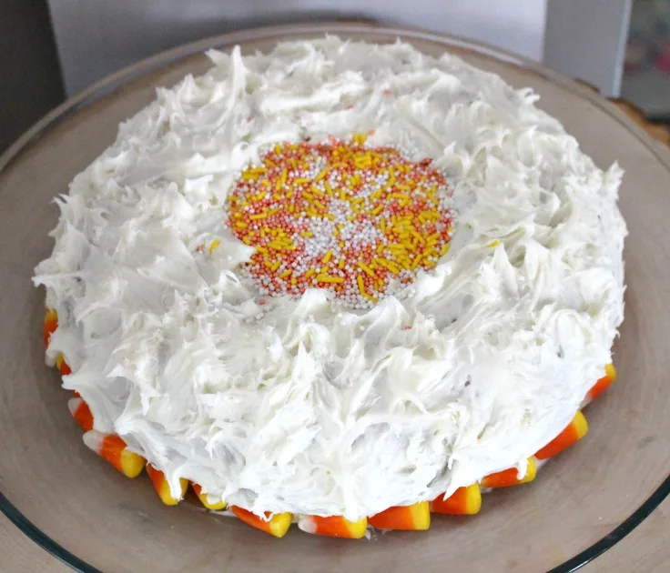 pumpkin spice bundt cake with sprinkles
