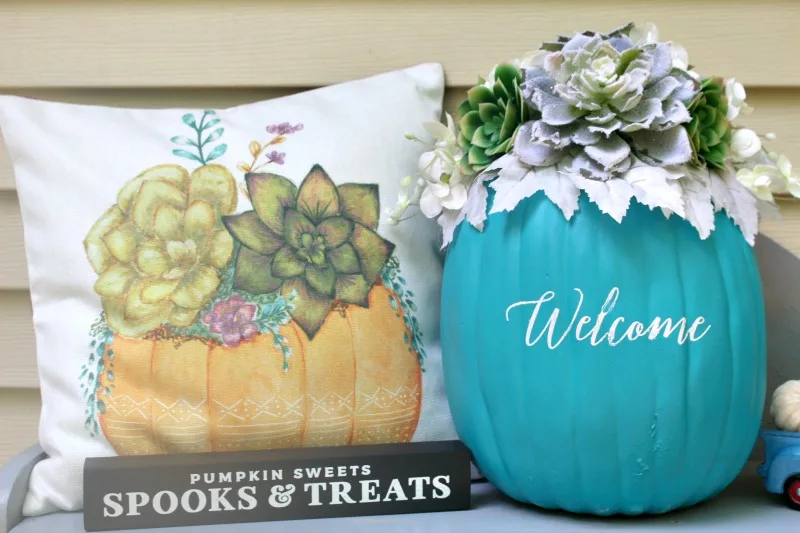 succulent pillow fall home decorating ideas