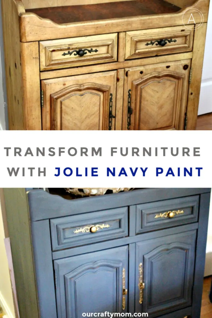 diy sideboard makeover with jolie paint