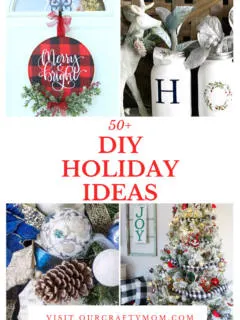 50 diy holiday ideas pin image