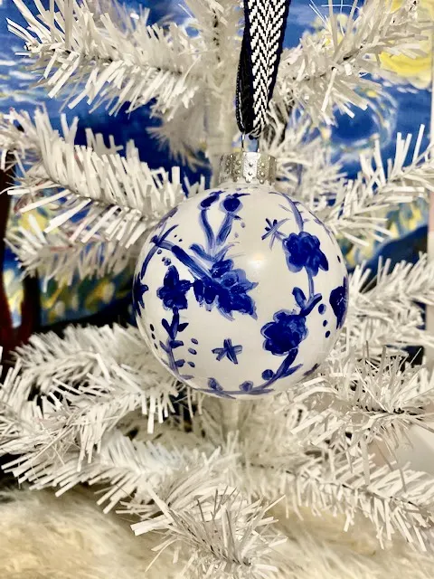 Chinoiserie Christmas ornaments