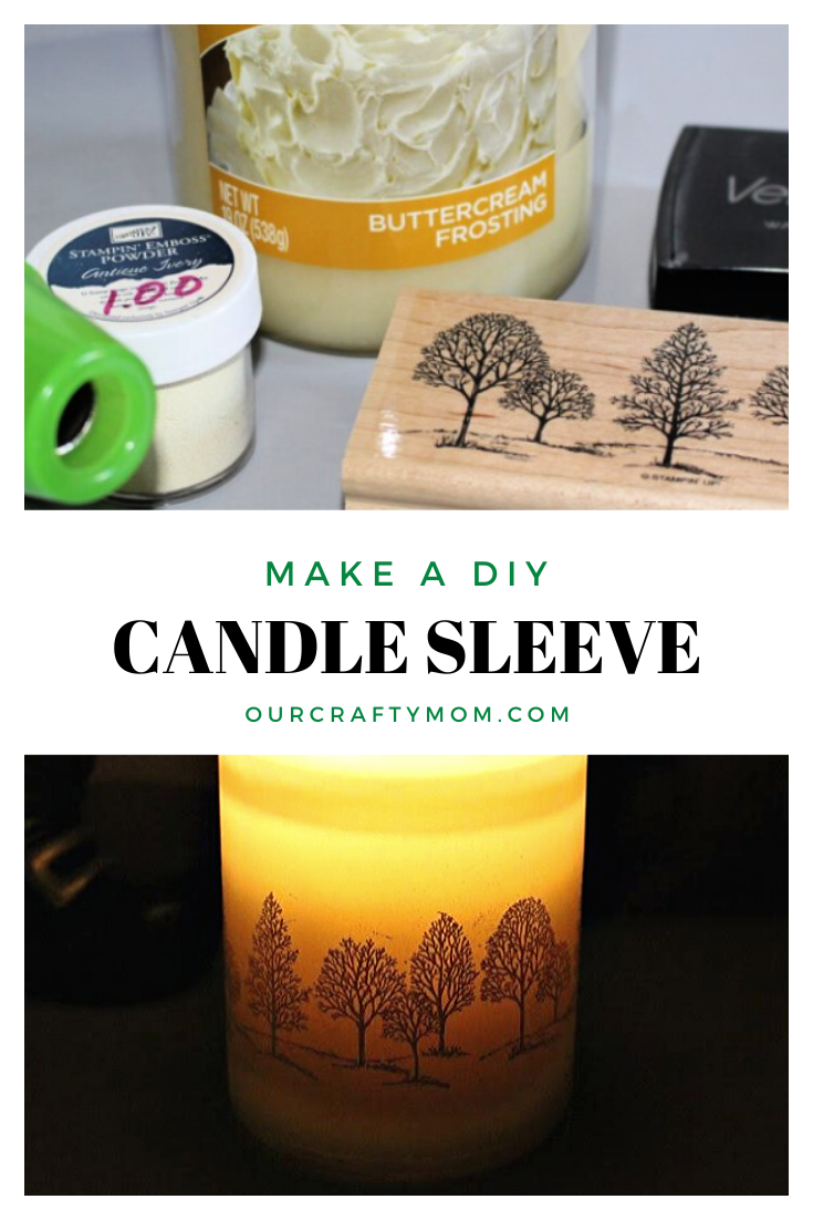 diy candle sleeve pin image