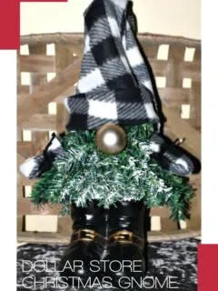 dollar store christmas gnome