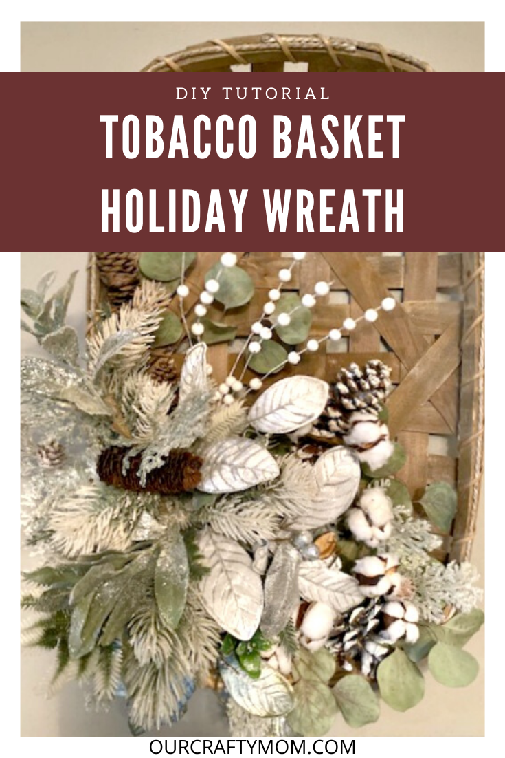 tobacco basket holiday wreath