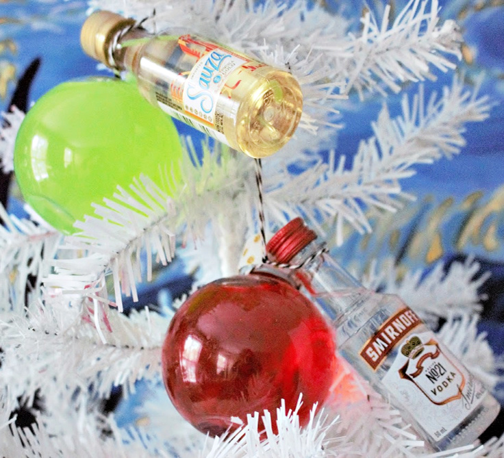 cocktails in ornaments