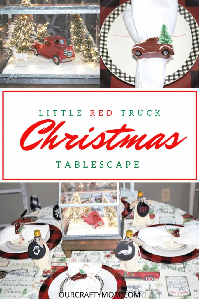 little red truck table
