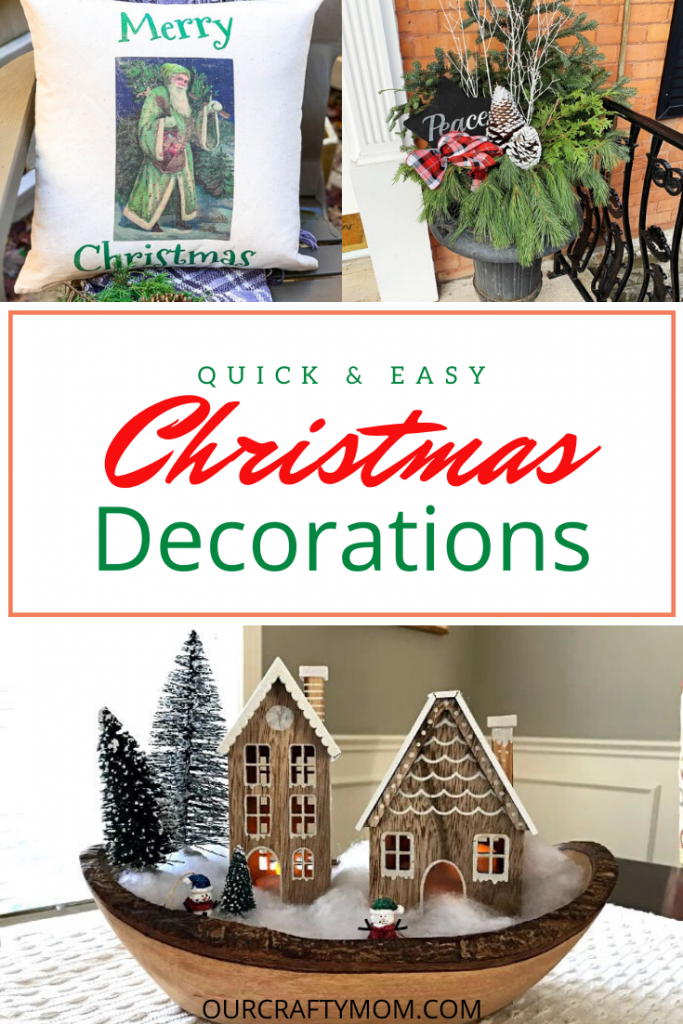 15 quick and easy DIY Christmas decorations