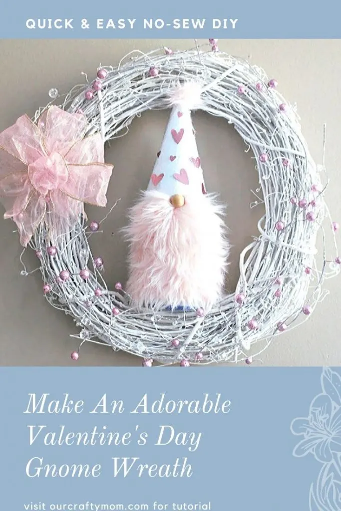 Make An Adorable Valentine's Day Gnome Wreath