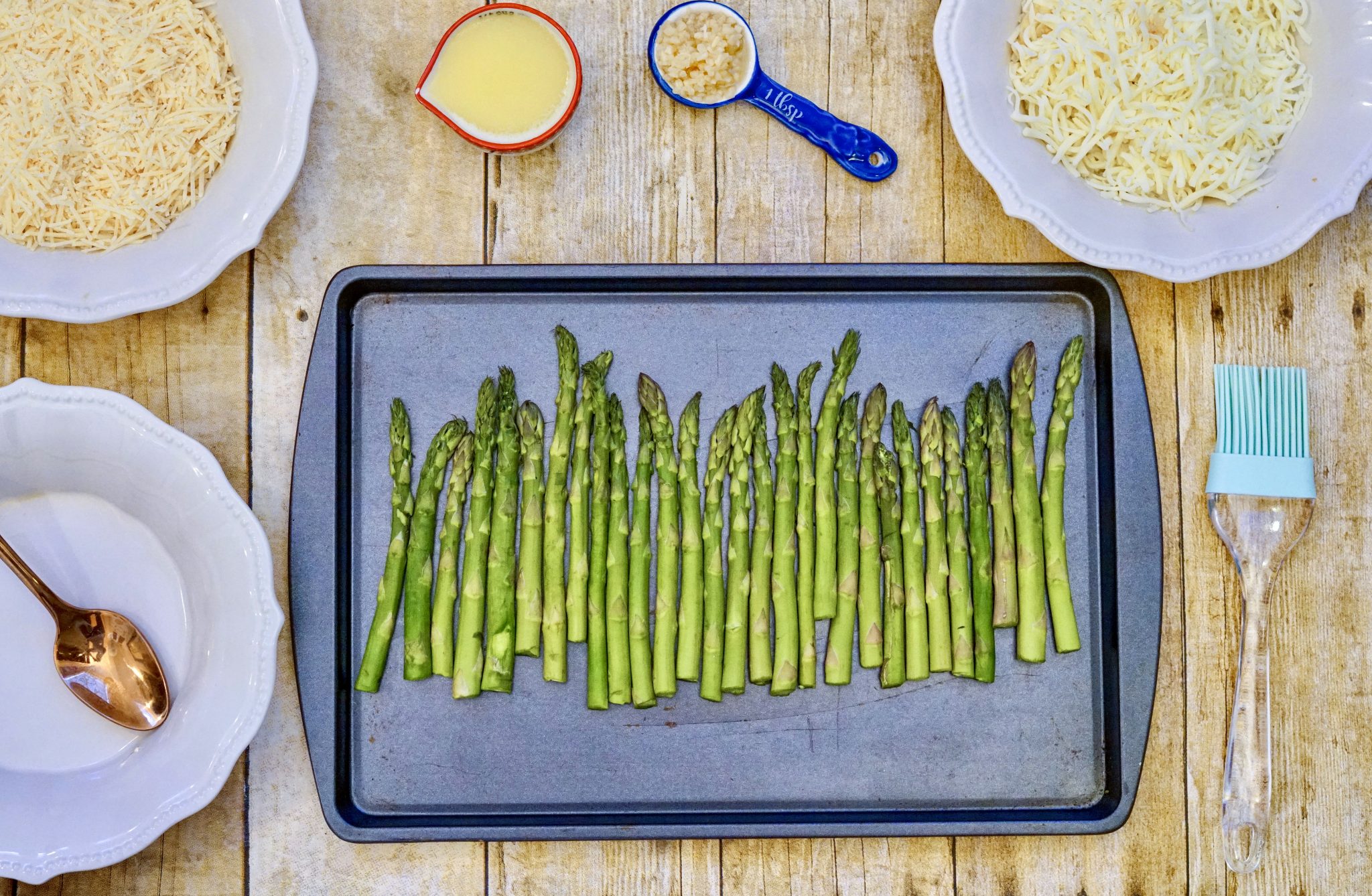 Make A Tasty Low Carb Cheesy Sheet Pan Asparagus Our