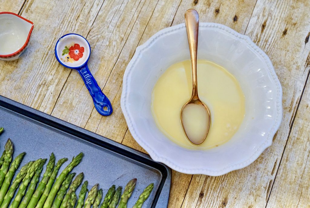 melted butter asparagus
