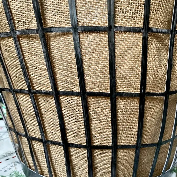 basket makeover from dollar store