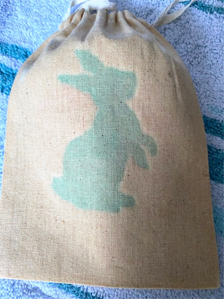 small bunny treat bag