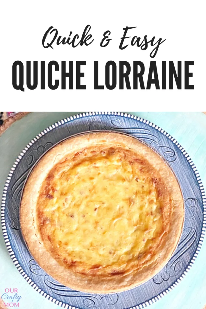 quick and easy quiche lorraine