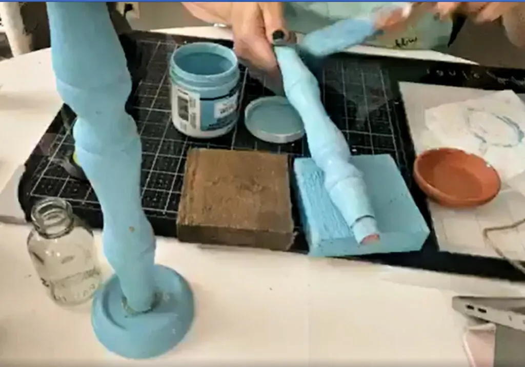 painting spindles