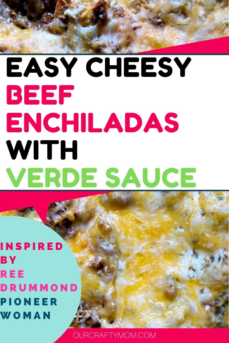 beef enchiladas inspired by Pioneer Woman