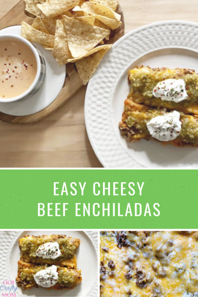 easy cheesy beef enchiladas