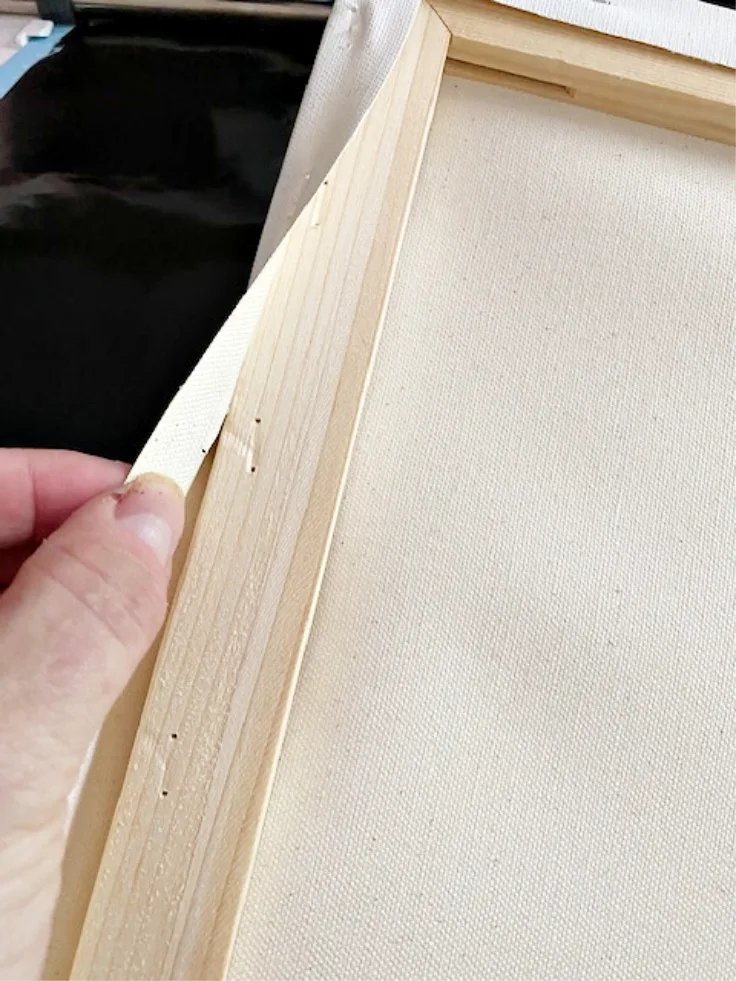 removing canvas