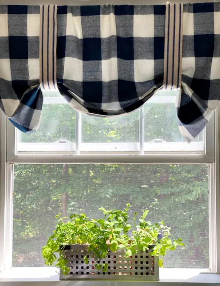 kitchen herb garden in window