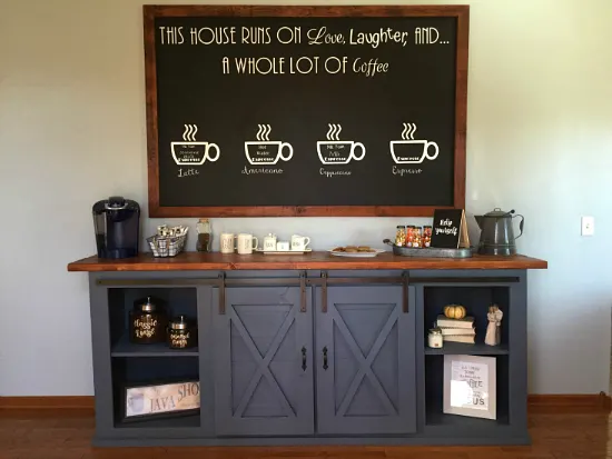 Creating a Coffee Station for a Small Space 