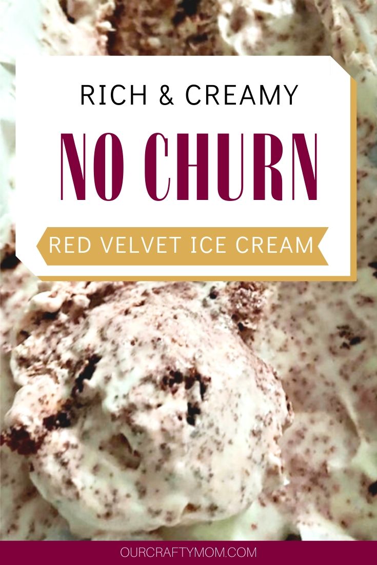 no churn red velvet ice cream