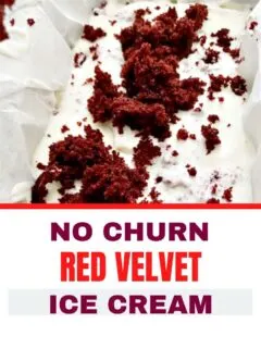 red velvet no churn ice cream