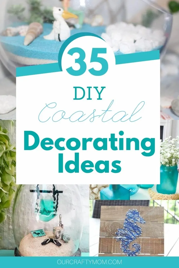 35 diy home decorating ideas pin collage with text