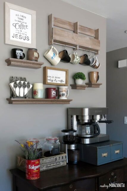 20 Creative DIY Home Coffee Station Ideas To Inspire You!